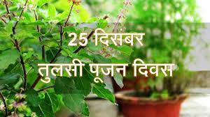 Tulsi Pujan Diwas Monday 25 December, 2023